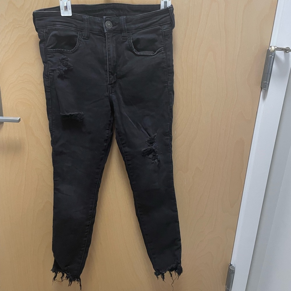 American eagle size 8 short shinny Jean high waisted. Next level stretch